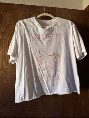White Graphic Colorado Vintage-Style Women’s T-Shirt